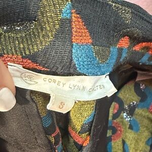 Corey Lynn Calter Colorful Textured Pants